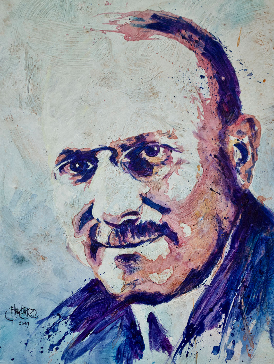 portrait peinture André Citroën